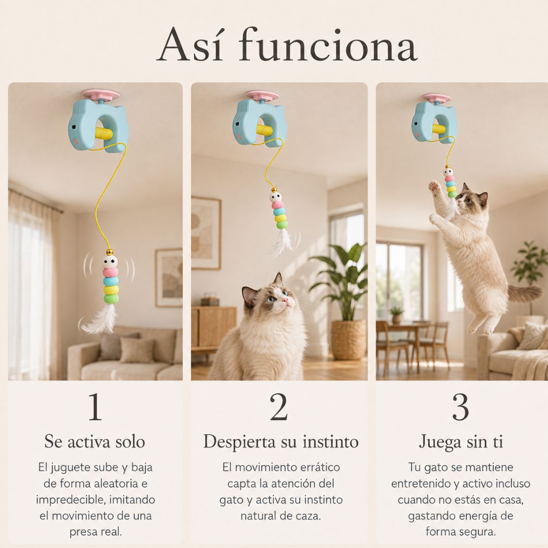 Juguete Automático de Caza para Gatos
