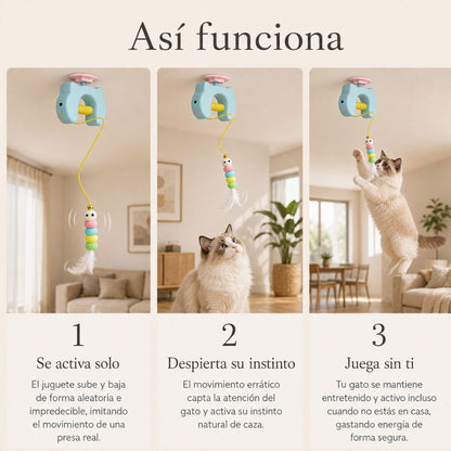 Juguete Automático de Caza para Gatos